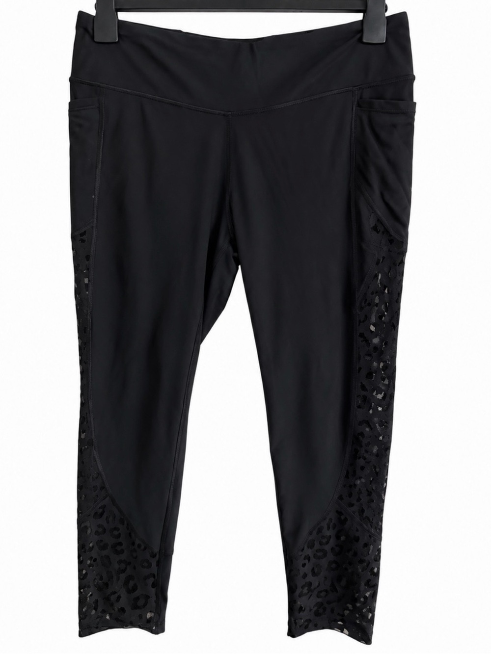 Victoria’s Secret Active Leggings with Sheer Leopard Panels